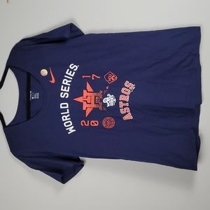 New without tags Nike Athletic cut 2017 Houston Astros World Series tshi…